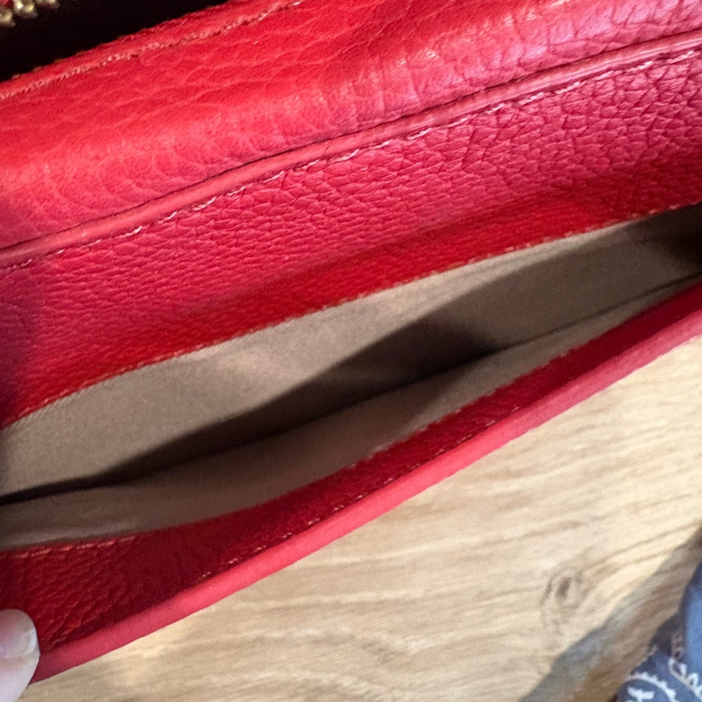 Red Leather Cuyana Crossbody Bag/Purse - Picture 7 of 7